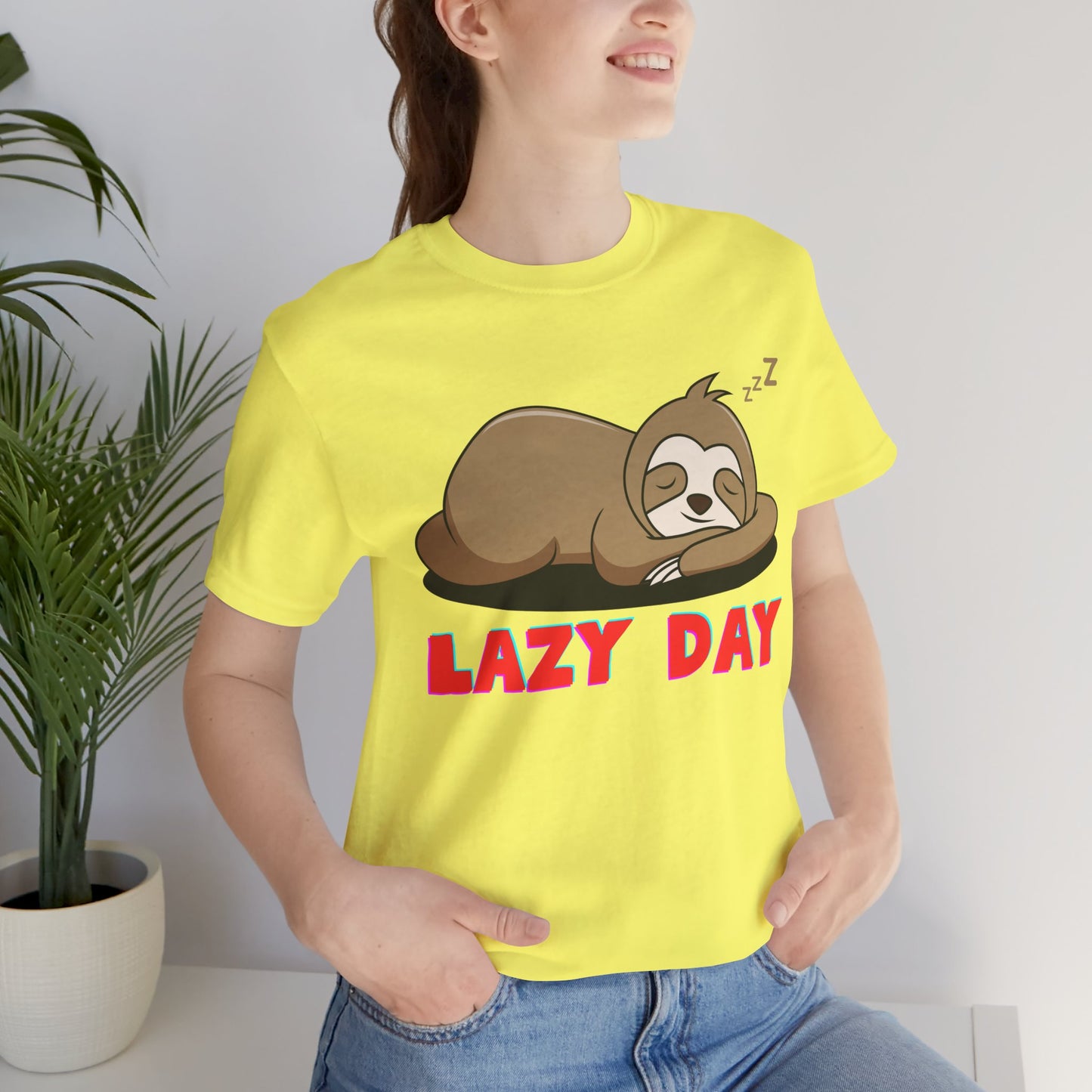 Dozy The Sloth Unisex Jersey Short Sleeve Tee