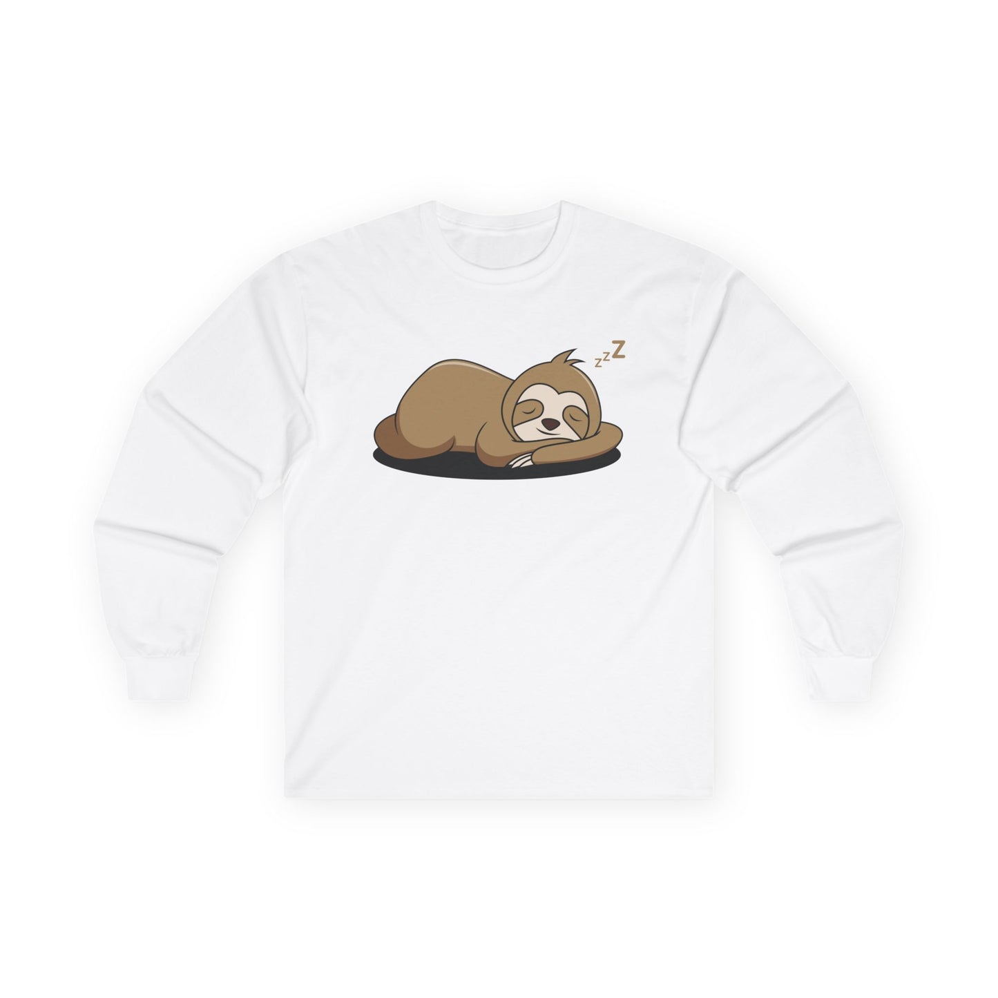 Dozy the Sloth Long Sleeve Tee, Unisex Tee